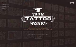 Iron Works Tattoo website