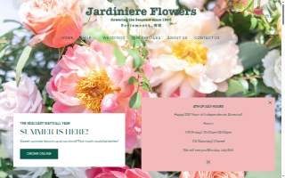 Jardiniere Flowers website
