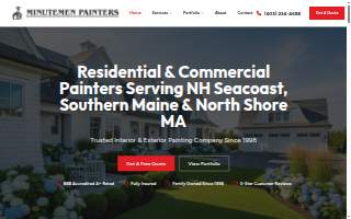 Minute Men Painters LLC website