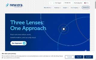 New Era Technology website