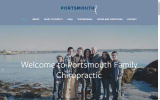 Portsmouth Family Chiropractic website