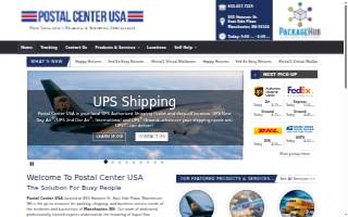 Postal Center USA- Stratham website