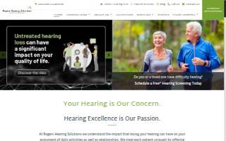 Rogers Hearing Solutions of Portsmouth website