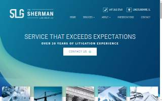 Sherman Law, PLLC website