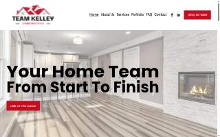 Team Kelley Construction website