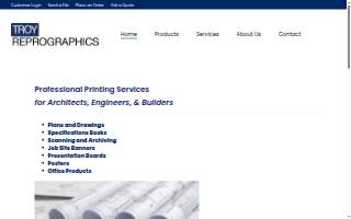 Troy Reprographics LLC website