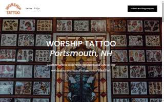 Worship Tattoo website