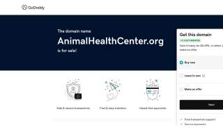 Animal Health Center website
