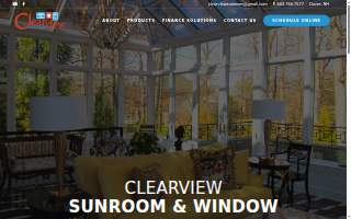 Clearview Sunroom & Window LLC of Rochester website