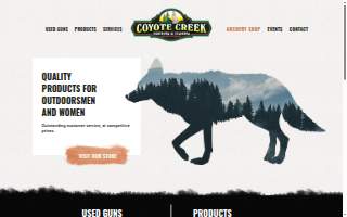 Coyote Creek Outfitters, LLC website
