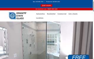 Granite State Glass of Rochester website