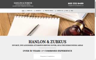 Hanlon & Zubkus website