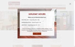 Higgins Wood Floors Inc. website