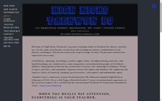 High Kicks Taekwon-Do website