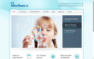 KidSpeak Therapies, LLC website