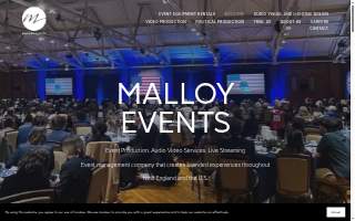 Malloy Events website