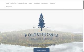 Polychronis Financial Services website