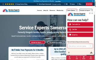 Strogen's Service Experts website
