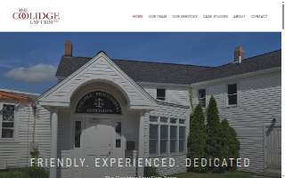 The Coolidge Law Firm website