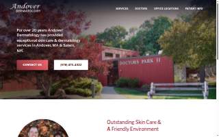 Andover Dermatology of Salem website
