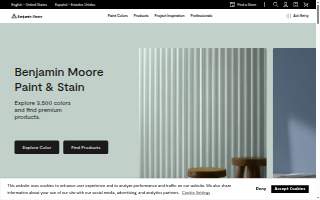 Benjamin Moore of Salem website