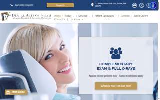 Dental Arts of Salem website