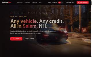 High Line Auto Sales of Salem, LLC website