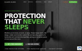 Pulsar Alarm Systems of Salem website