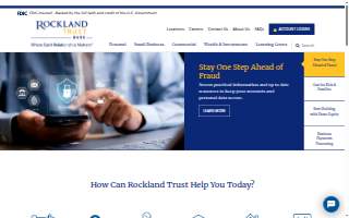 Rockland Trust Salem NH Branch website
