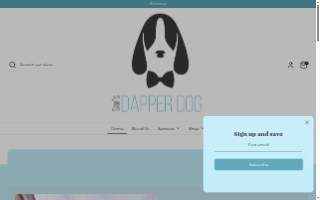 Sam's Dapper Dog of Salem website