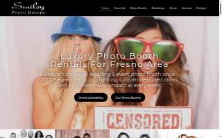 Smileys Photo Booths website