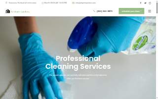 All Green Commercial Janitors LLC website