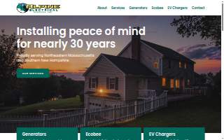 Alpine Electrical Services, Inc of Windham website