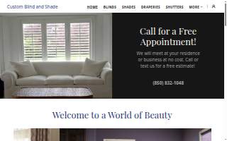 Custom Blind & Shade website