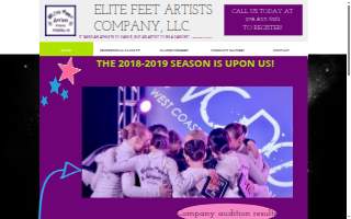 Elite Feet Artists Company website