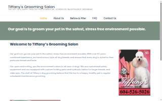 Grooming at Tiffany's website