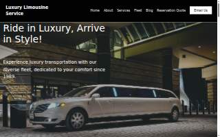 Luxury Limo and Transportation, LLC website