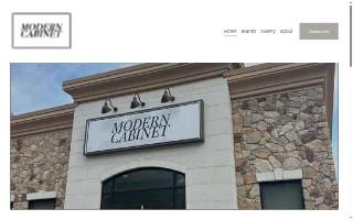 Modern Cabinet website
