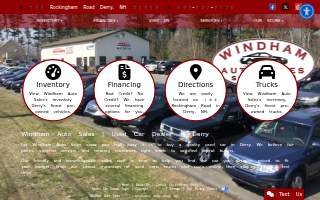 Windham Auto Sales, Inc. website