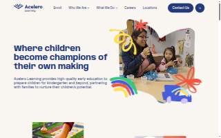 Acelero Learning of Asbury Park website