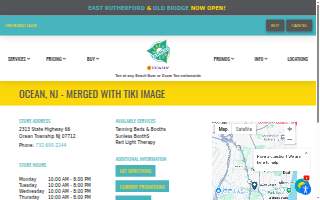 Beach Bum Tanning of Asbury Park website