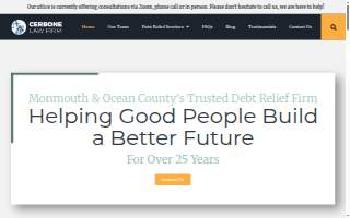Cerbone Law firm website