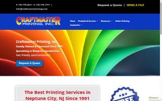 Craftmaster Printing website
