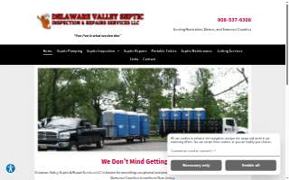 Delaware Valley Septic Inspection & Repair Services, LLC website