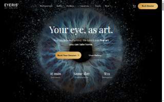 Eyeris Art Gallery - Iris Photography website