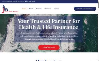 Jersey Senior Advisors website