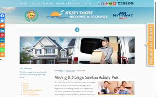 Jersey Shore Moving & Storage of Asbury Park website