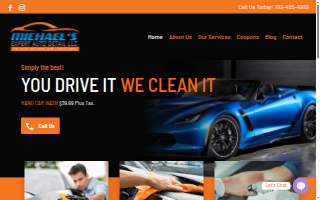 Michaels Expert Auto Detail website