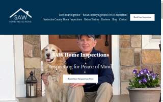 SAW Home Inspections website
