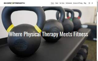 Shore Strength Physical Therapy and Sports Performance website